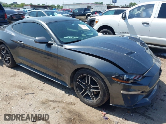 2019 Ford Mustang EcoBoost z VIN 1FA6P8TH1K5118026, wystawiony jako IAAI lot #42204167 z przebiegiem 66 425 mil mil oraz . Historia ofert i sprzedaży dostępna na DreamBid. Obrazek 1.