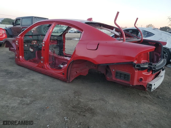 2017 Dodge Charger SRT Hellcat with VIN 2C3CDXL95HH536720, listed as a Copart auction lot 83699364 with 0 mi miles and Salvage Title. Bid and sale history available at carsss.com. Image 2.