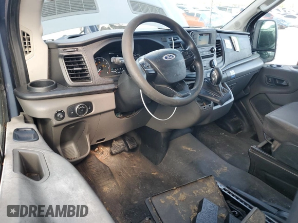 2020 Ford Transit Cargo with VIN 1FTBR3X80LKA72255, listed as a Copart auction lot 57000205 with 66,431 mi miles and Salvage Title. Bid and sale history available at DreamBid. Image 8.