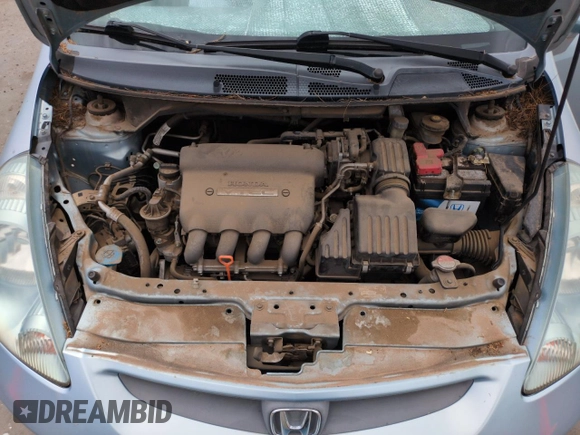 2007 Honda Fit with VIN JHMGD37477S061629, listed as a Copart auction lot 60435605 with 89,193 mi miles and Clean title. Bid and sale history available at DreamBid. Image 11.