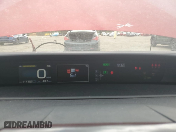 2018 Toyota Prius Two with VIN JTDKARFU8J3547618, listed as a Copart auction lot 51814395 with 114,489 mi miles and Salvage Title. Bid and sale history available at DreamBid. Image 9.