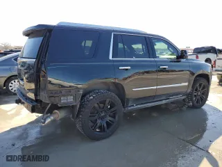 2017 Cadillac Escalade Platinum with VIN 1GYS4DKJ0HR383188, listed as a Copart auction lot 46273925 with 129,933 mi miles and Salvage Title. Bid and sale history available at carsss.com. Image 3.