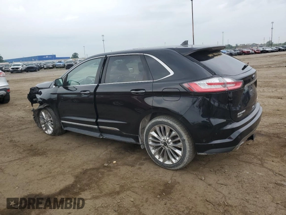 2020 Ford Edge Titanium с VIN 2FMPK4K9XLBA08682, выставлен на аукционе Copart как лот 65023385 с пробегом 78 633 миль миль и Чистый • Clean title. История ставок и продаж доступна на DreamBid. Изображение 2.