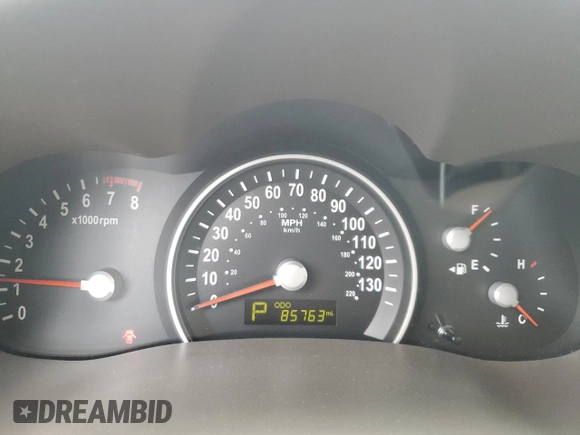2012 Kia Sedona LX with VIN KNDMG4C78C6438585, listed as a Copart auction lot 50383715 with 85,763 mi miles and Salvage Title. Bid and sale history available at carsss.com. Image 9.