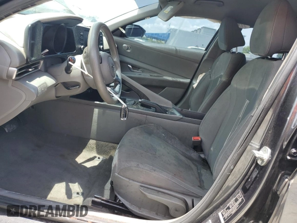 2023 Hyundai Elantra SEL with VIN 5NPLM4AG3PH094666, listed as a Copart auction lot 60525395 with 80,518 mi miles and Salvage title. Bid and sale history available at DreamBid. Image 7.