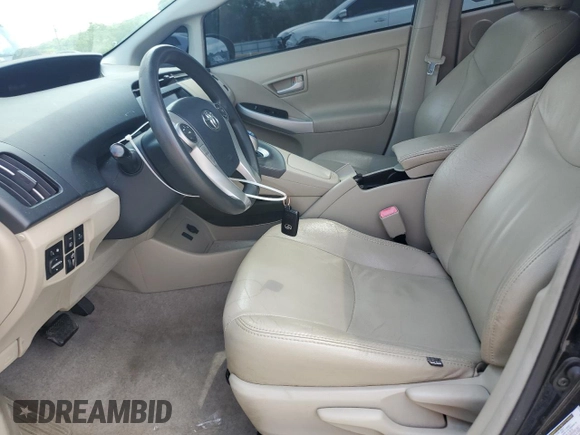 2011 Toyota Prius I with VIN JTDKN3DU2B5320872, listed as a Copart auction lot 54941855 with 189,276 mi miles and Salvage Title. Bid and sale history available at DreamBid. Image 7.