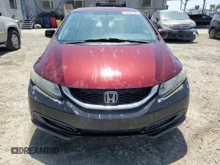 2015 Honda Civic Sedan LX with VIN 2HGFB2F56FH521068, listed as a Copart auction lot 54947195 with 166,856 mi miles and Clean Title. Bid and sale history available at carsss.com. Image 5.