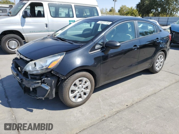 2016 Kia Rio LX with VIN KNADM4A30G6540250, listed as a Copart auction lot 69231164 with 170,095 mi miles and Salvage Title. Bid and sale history available at carsss.com. Image 1.