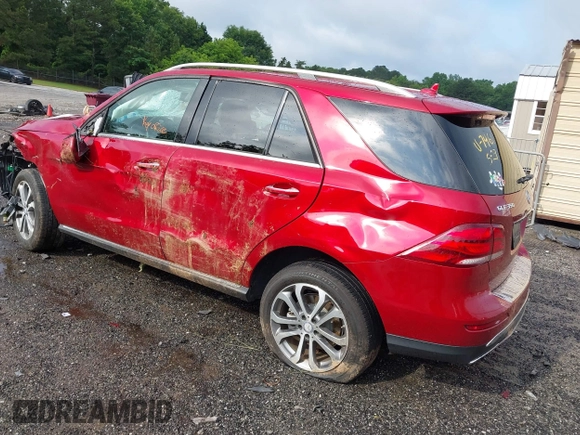 2017 Mercedes-Benz GLE 350 with VIN 4JGDA5JB7HA897461, listed as a IAAI auction lot 42384588 with 80,000 mi miles and . Bid and sale history available at DreamBid. Image 3.