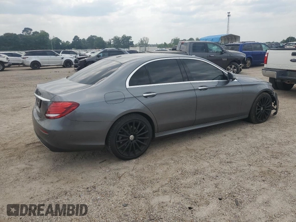 2017 Mercedes-Benz E 300 Luxury with VIN WDDZF4JB0HA281791, listed as a Copart auction lot 59302605 with 85,072 mi miles and Salvage title. Bid and sale history available at DreamBid. Image 3.