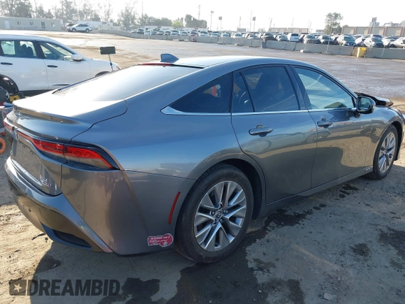 2023 Toyota Mirai XLE with VIN JTDAAAAAXPA010313, listed as a IAAI auction lot 41867909 with 11,996 mi miles. Bid and sale history available at carsss.com. Image 4.