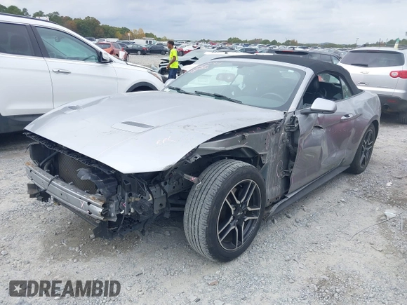 2020 Ford Mustang EcoBoost with VIN 1FATP8UH2L5106471, listed as a IAAI auction lot 40723485 with 80,570 mi miles. Bid and sale history available at carsss.com. Image 17.