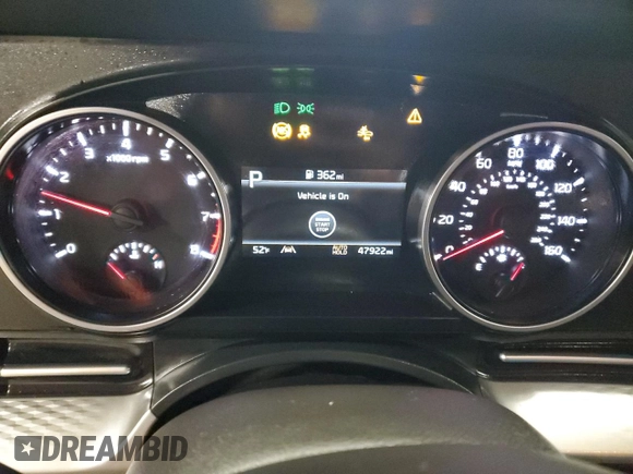 2023 Kia Carnival LX with VIN KNDNB4H34P6261760, listed as a Copart auction lot 86869324 with 47,922 mi miles and Non Repairable. Bid and sale history available at DreamBid. Image 9.