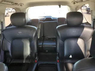 2012 Infiniti QX56 7-passenger with VIN JN8AZ2NF8C9515240, listed as a Copart auction lot 80625364 with 106,945 mi miles and Clean Title. Bid and sale history available at carsss.com. Image 10.