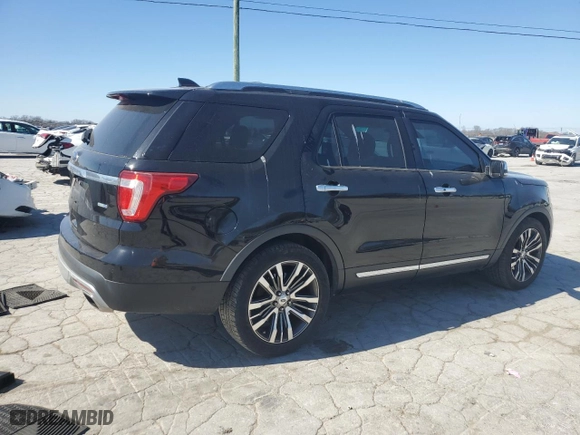 2016 Ford Explorer Platinum with VIN 1FM5K8HT1GGC30611, listed as a Copart auction lot 48587675 with 131,916 mi miles and Salvage Title. Bid and sale history available at carsss.com. Image 3.