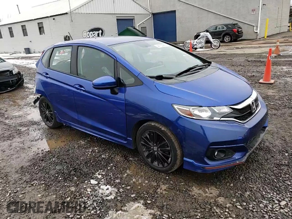 2018 Honda Fit Sport with VIN 3HGGK5G61JM710217, listed as a Copart auction lot 44733225 with 65,158 mi miles and Salvage Title. Bid and sale history available at DreamBid. Image 15.