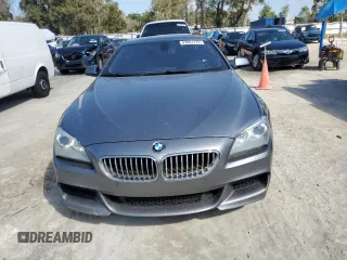 2013 BMW 6 Series 650i with VIN WBAYM9C57DDW20035, listed as a Copart auction lot 47051175 with 96,315 mi miles and Salvage Title. Bid and sale history available at carsss.com. Image 5.
