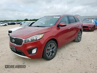 2016 Kia Sorento SX z VIN 5XYPK4A59GG187351, wystawiony jako Copart lot #58873275 z przebiegiem 146 189 mil mil oraz Czysty tytuł • Clean title. Historia ofert i sprzedaży dostępna na DreamBid. Obrazek 1.