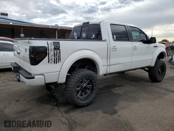 2013 Ford F-150 XL with VIN 1FTFW1ET0DKF55929, listed as a Copart auction lot 60686355 with 181,352 mi miles and Salvage title. Bid and sale history available at DreamBid. Image 3.