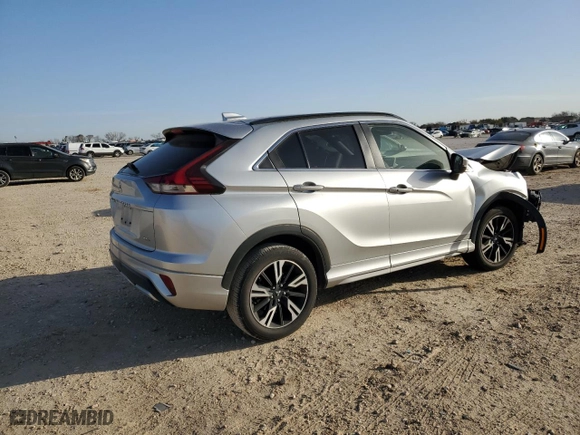 2023 Mitsubishi Eclipse Cross SE with VIN JA4ATWAA9PZ005526, listed as a Copart auction lot 47882325 with 54,559 mi miles and Salvage Title. Bid and sale history available at carsss.com. Image 3.