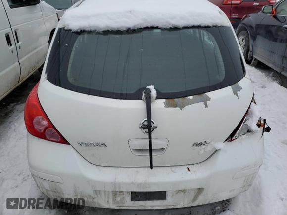 2012 Nissan Versa S with VIN 3N1BC1CP1CL366252, listed as a Copart auction lot 46245525 with 169,050 mi miles and Salvage Title. Bid and sale history available at DreamBid. Image 6.