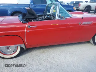 1955 Ford Thunderbird with VIN P5FH132340, listed as a Copart auction lot 77734424 with 96,568 mi miles and Salvage Title. Bid and sale history available at DreamBid. Image 12.