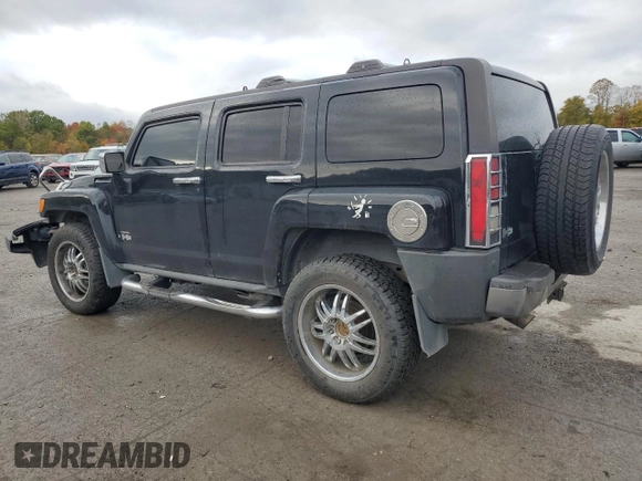 2006 Hummer H3 with VIN 5GTDN136968195060, listed as a Copart auction lot 76206994 with 205,939 mi miles and Salvage Title. Bid and sale history available at carsss.com. Image 2.