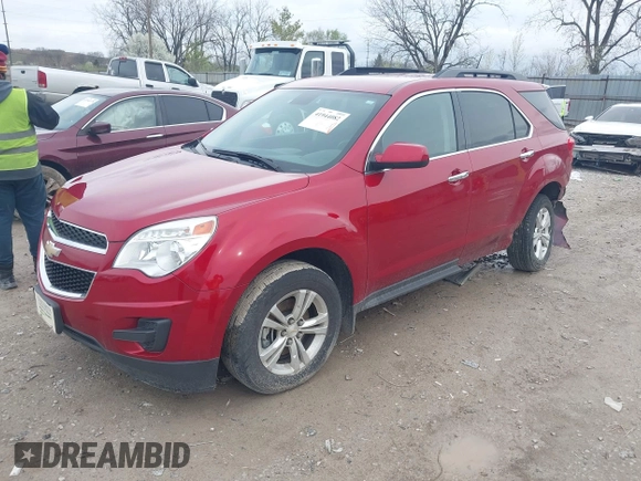 2014 Chevrolet Equinox LT with VIN 2GNALBEK4E1110697, listed as a IAAI auction lot 41944082 with 102,281 mi miles. Bid and sale history available at carsss.com. Image 2.