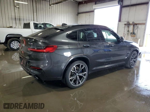 2020 BMW X4 M Competition z VIN 5YMUJ0C05L9B44115, wystawiony jako Copart lot #55556755 z przebiegiem Nie podano mil oraz Szkody całkowita. Historia ofert i sprzedaży dostępna na DreamBid. Obrazek 3.