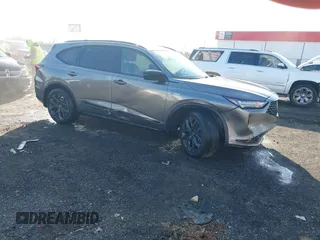 2023 Acura MDX w/A-Spec Package with VIN 5J8YE1H02PL040038, listed as a IAAI auction lot 41587002 with 15,996 mi miles. Bid and sale history available at carsss.com. Image 1.