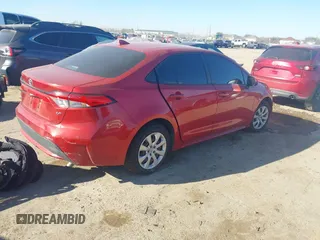 2020 Toyota Corolla LE with VIN JTDEPRAE5LJ106071, listed as a IAAI auction lot 41684256 with 90,838 mi miles and . Bid and sale history available at DreamBid. Image 4.