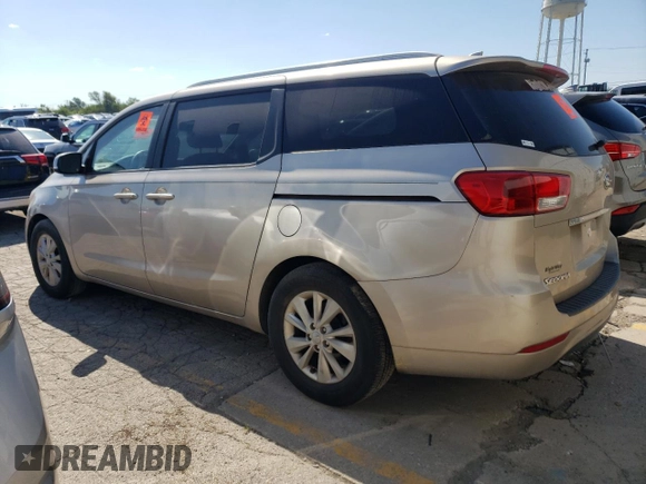 2016 Kia Sedona LX with VIN KNDMB5C16G6182730, listed as a Copart auction lot 66143314 with 126,488 mi miles and Clean Title. Bid and sale history available at carsss.com. Image 2.