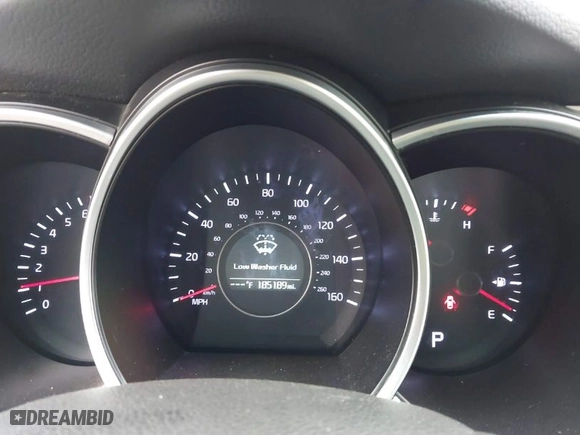 2015 Kia Optima LX with VIN 5XXGM4A76FG445632, listed as a IAAI auction lot 41158856 with 185,189 mi miles. Bid and sale history available at carsss.com. Image 7.