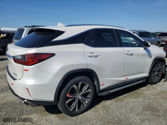 2017 Lexus RX with VIN JTJBZMCA2H2025828, listed as a Copart auction lot 46118025 with 136,842 mi miles and Salvage Title. Bid and sale history available at carsss.com. Image 3.