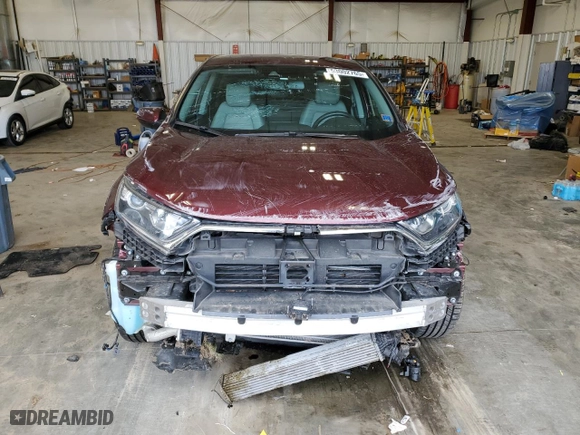 2019 Honda CR-V EX-L with VIN 7FARW2H89KE015049, listed as a Copart auction lot 53002765 with 66,696 mi miles and Salvage Title. Bid and sale history available at carsss.com. Image 5.