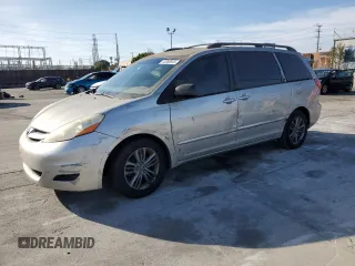 2008 Toyota Sienna CE with VIN 5TDZK23C08S126046, listed as a Copart auction lot 45389845 with 154,565 mi miles and Salvage Title. Bid and sale history available at carsss.com. Image 1.