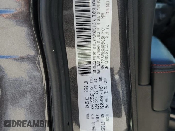 2017 Jeep Cherokee Trailhawk with VIN 1C4PJMBSXHW600230, listed as a Copart auction lot 55606665 with Not provided miles and Salvage title. Bid and sale history available at DreamBid. Image 14.