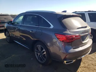 2017 Acura MDX Advance with VIN 5FRYD4H88HB044042, listed as a Copart auction lot 76552514 with 77,475 mi miles and Salvage title. Bid and sale history available at DreamBid. Image 2.