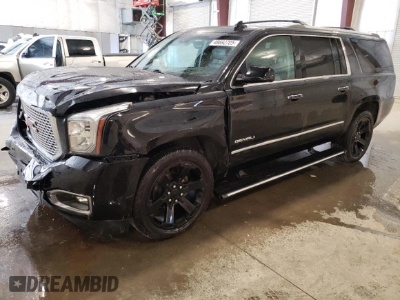 2017 GMC Yukon XL Denali with VIN 1GKS2HKJ6HR241838, listed as a Copart auction lot 48692705 with 113,141 mi miles and Salvage Title. Bid and sale history available at carsss.com. Image 1.