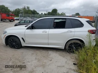 2020 BMW X5 M50i with VIN 5UXJU4C00LLE46181, listed as a Copart auction lot 66190794 with Not Provided miles and Salvage Title. Bid and sale history available at DreamBid. Image 2.