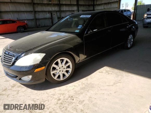 2007 Mercedes-Benz S 550 with VIN WDDNG71X47A119962, listed as a Copart auction lot 54789845 with 202,653 mi miles and Clean Title. Bid and sale history available at DreamBid. Image 1.