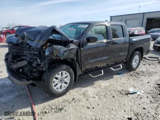 2023 Nissan Frontier SV with VIN 1N6ED1EK0PN651018, listed as a Copart auction lot 48667255 with 22,713 mi miles and Salvage Title. Bid and sale history available at carsss.com. Image 1.