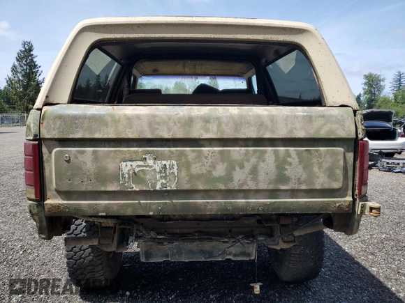 1983 Ford Bronco with VIN 1FMEU15G0DLA49642, listed as a Copart auction lot 60506405 with Not provided miles and Clean title. Bid and sale history available at DreamBid. Image 6.