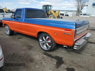1975 Ford F-150 z VIN F15MLX09534, wystawiony jako Copart lot #43406975 z przebiegiem 71 117 mil mil oraz Czysty tytuł • Clean title. Historia ofert i sprzedaży dostępna na DreamBid. Obrazek 2.