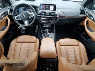 2019 BMW X3 M40i with VIN 5UXTS3C55K0Z07974, listed as a Copart auction lot 52582205 with 71,739 mi miles and Salvage Title. Bid and sale history available at DreamBid. Image 8.