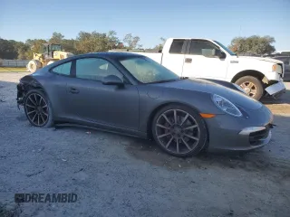 2014 Porsche 911 Carrera S with VIN WP0AB2A93ES121348, listed as a Copart auction lot 82280494 with 73,412 mi miles and Salvage Title. Bid and sale history available at carsss.com. Image 4.