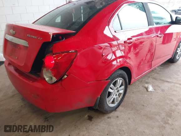 2015 Chevrolet Sonic LT with VIN 1G1JC5SH2F4117505, listed as a IAAI auction lot 42142076 with 138,769 mi miles and . Bid and sale history available at DreamBid. Image 12.