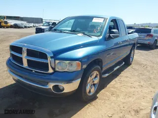 2005 Dodge Ram 1500 SLT with VIN 1D7HA18D35S284397, listed as a IAAI auction lot 41981613 with 205,469 mi miles. Bid and sale history available at carsss.com. Image 2.