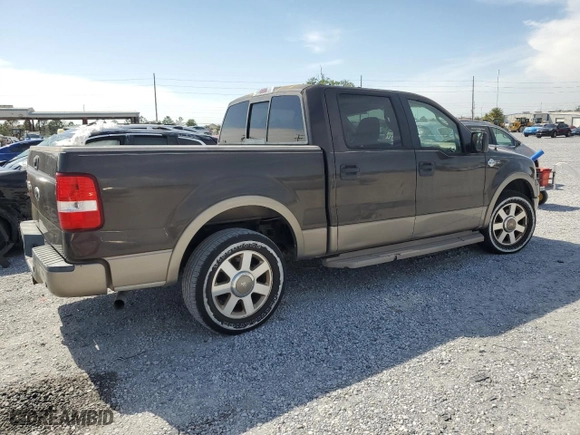 2005 Ford F-150 XLT with VIN 1FTPW12515KC25535, listed as a Copart auction lot 50210615 with 102,532 mi miles and Non Repairable. Bid and sale history available at carsss.com. Image 3.
