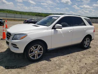 2014 Mercedes-Benz M 350 with VIN 4JGDA5HB2EA438999, listed as a Copart auction lot 55646435 with 74,989 mi miles and Salvage title. Bid and sale history available at DreamBid. Image 1.